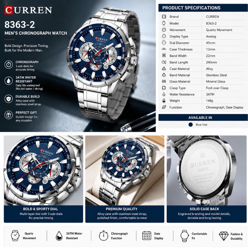 CURREN Model: 8363-2