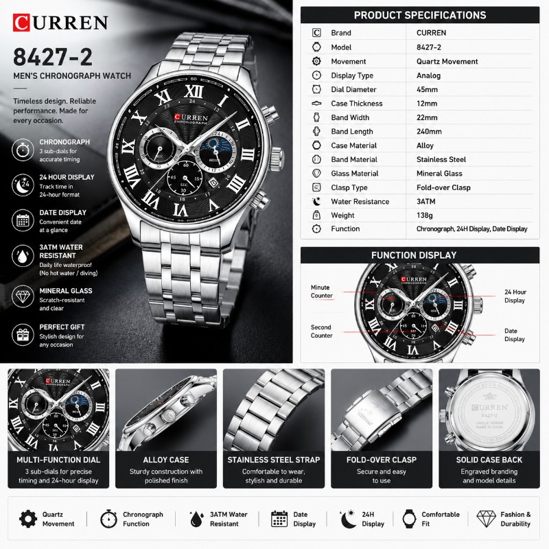 CURREN Model: 8427-2