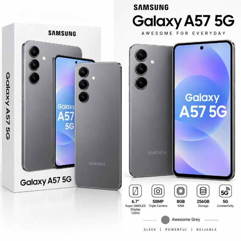 Samsung Galaxy A57 5G (8/256GB) Awesome Grey
