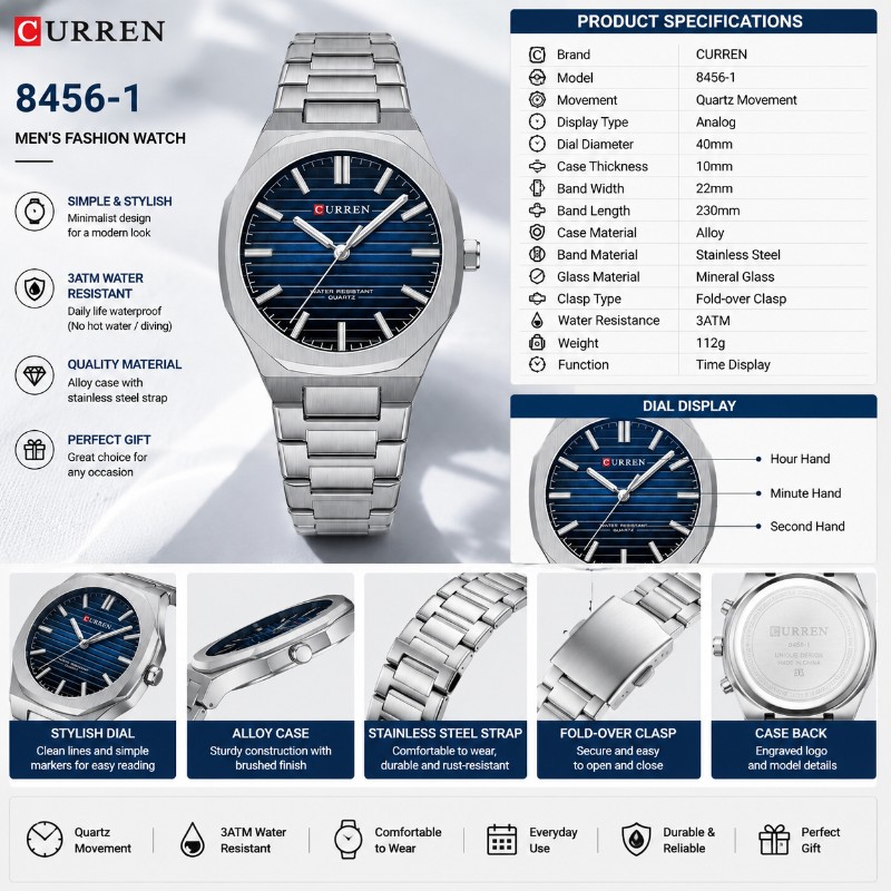 CURREN Model: 8456-1
