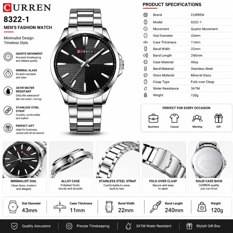 CURREN Model: 8322-1