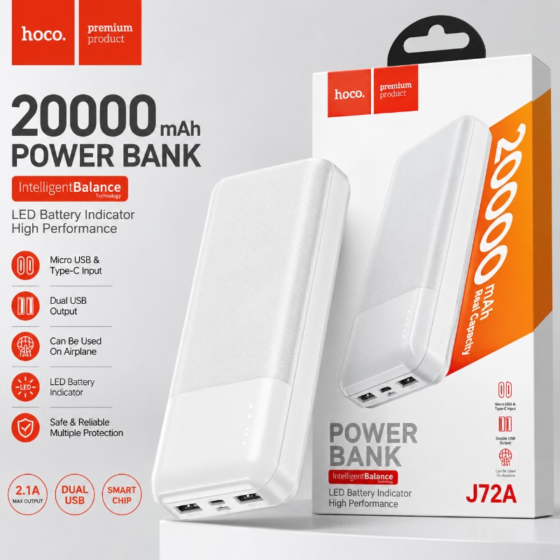 HOCO J72A 20000mAh Power Bank