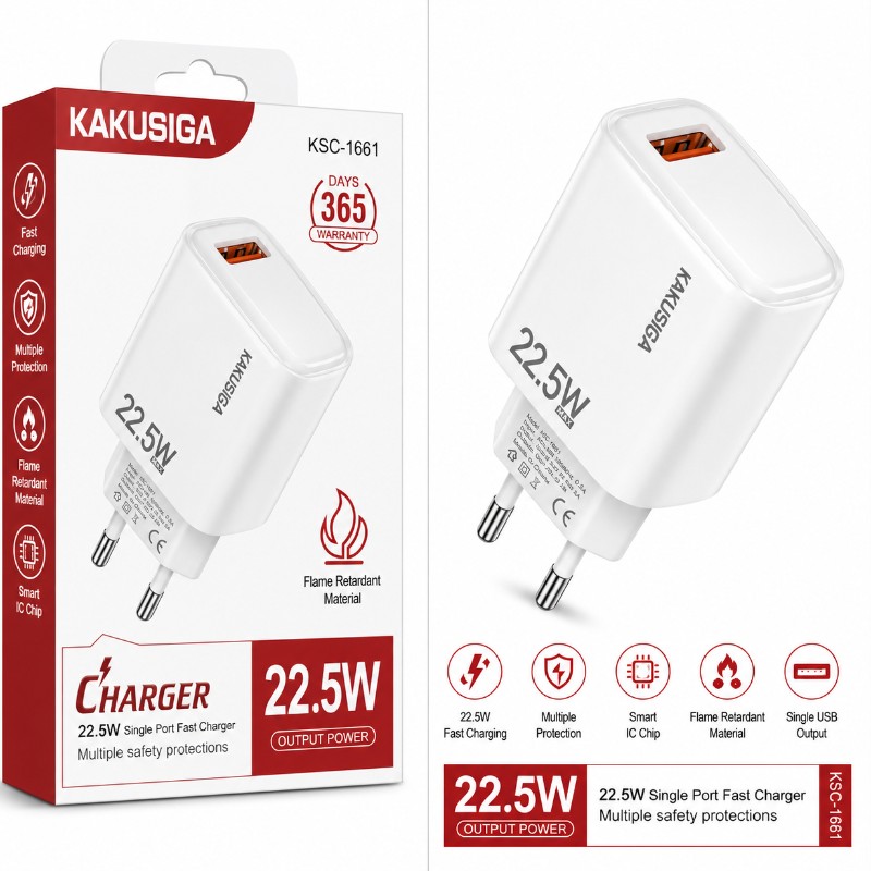 KAKUSIGA KSC-1661 22.5W Fast Charger