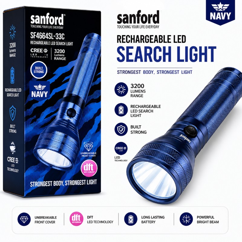 Sanford SF4664SL-33C Rechargeable LED Search Light