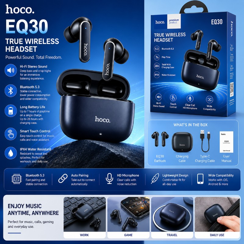 Hoco EQ30 Wireless Headset