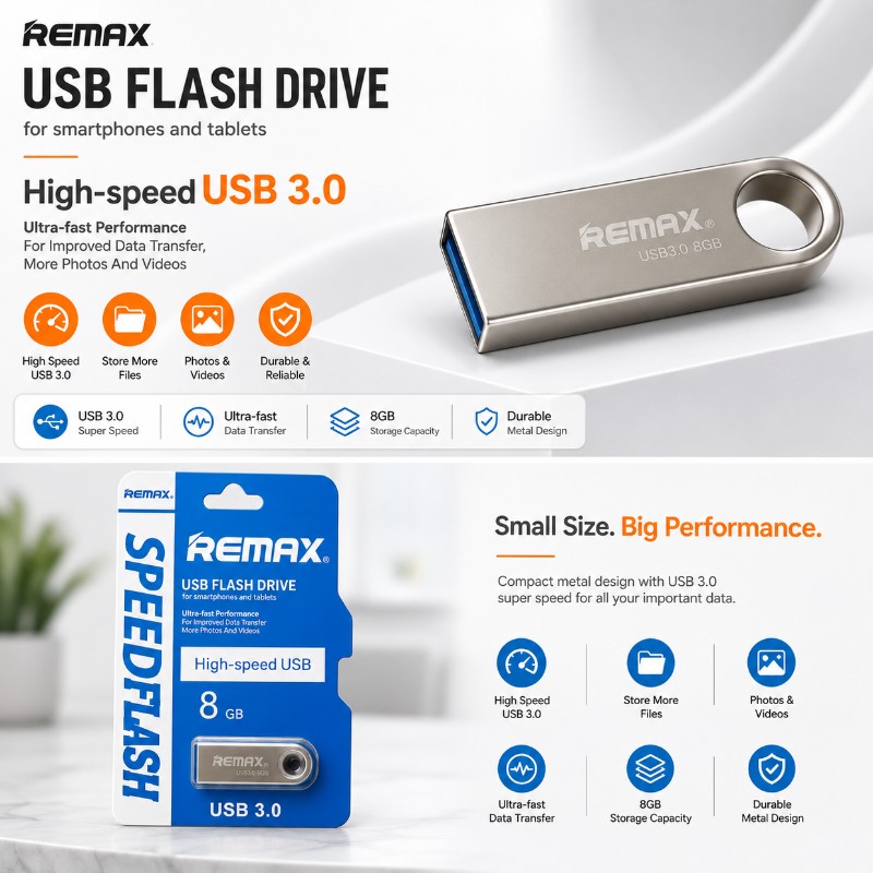 REMAX USB 3.0 Flash Drive 8GB