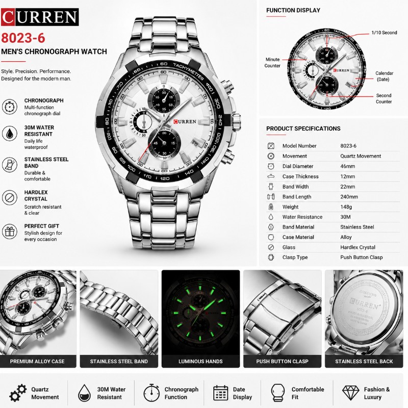 CURREN Model: 8023-6